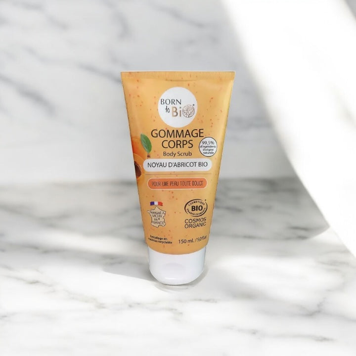 Gommage corps Noyau d'Abricot Bio Cosmos Organic 150mL