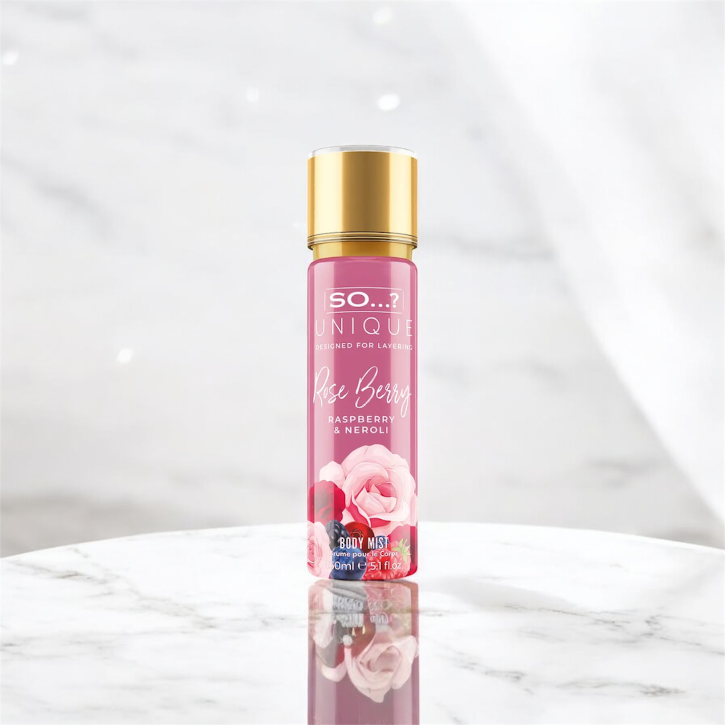 BRUME POUR LE CORPS 150ML - SO…? UNIQUE - ROSE BERRY