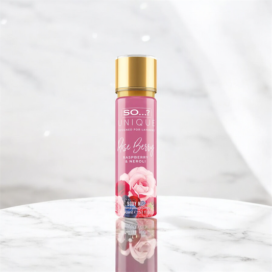 BRUME POUR LE CORPS 150ML - SO…? UNIQUE - ROSE BERRY