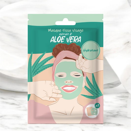 Masque Visage en tissus - Aloe Vera